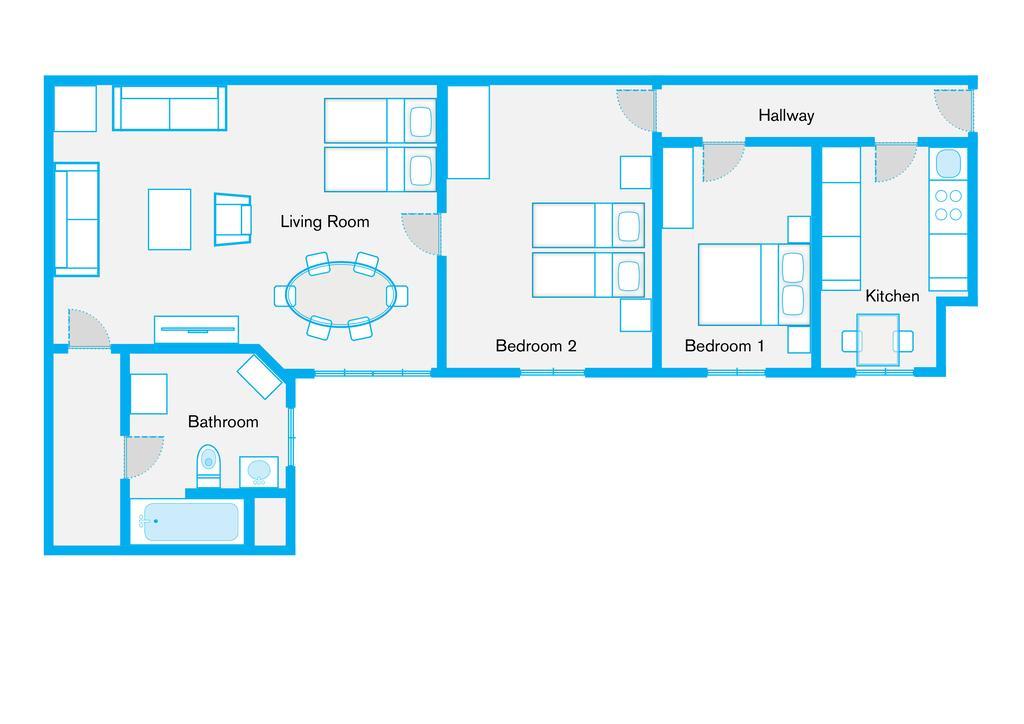 Appartamento Wilhelmshavener 3Br In Downdown Moabit Berlino Esterno foto